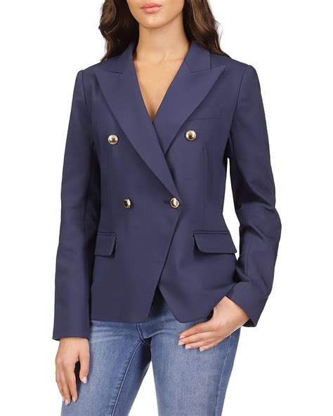 michael kors wool blazer|Michael Kors double breasted blazer.